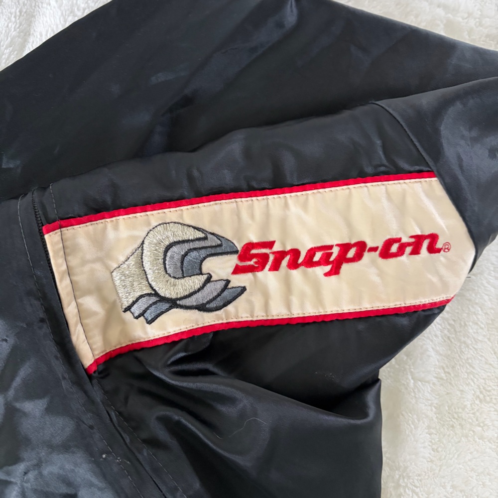Snap-On Black Racing Jacket - Picture 4 of 6